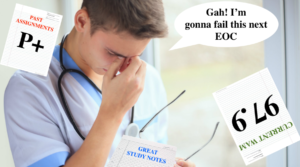 “I didn’t study for EOC, I swear!”, says Med Student
