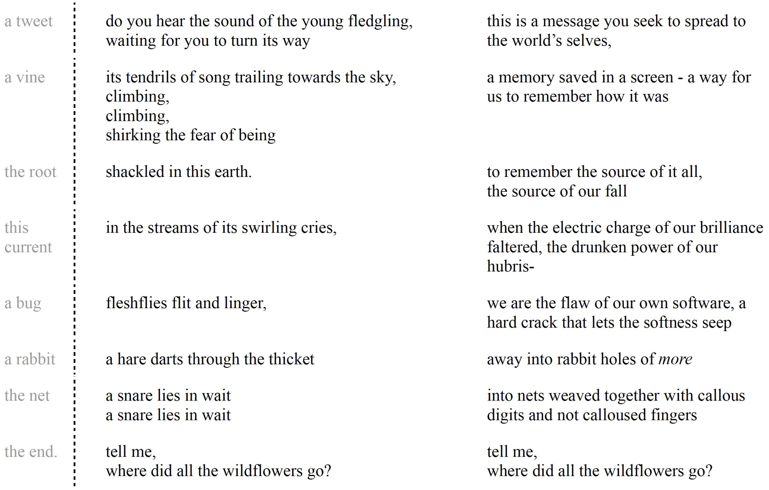 The design of this poem could not be replicated. An image has been inserted instead
